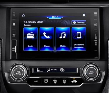 NEW 7” CAPACITIVE TOUCHSCREEN DISPLAY AUDIO, AM-FM RADIO, AUX-IN PORT, USB PORT, SMARTPHONE CONNECTION, BLUETOOTH